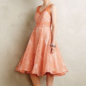 ANTHROPOLOGIE❤️Moulinette Soeurs Dress orange  00